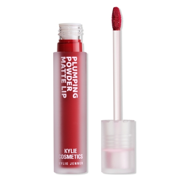 NIB KYLIE COSMETICS PLUMPING POWDER MATTE LIQUID LIPSTICK IN 424 CRAVING CHERRY - Picture 1 of 15